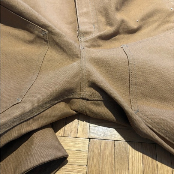 Carhartt Rigby Bib Overall With Double Knee And Snap Sides - Picture 3 of 4